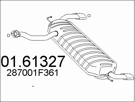 Rear Muffler (01.61327)