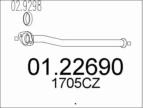 Exhaust Pipe (01.22690)