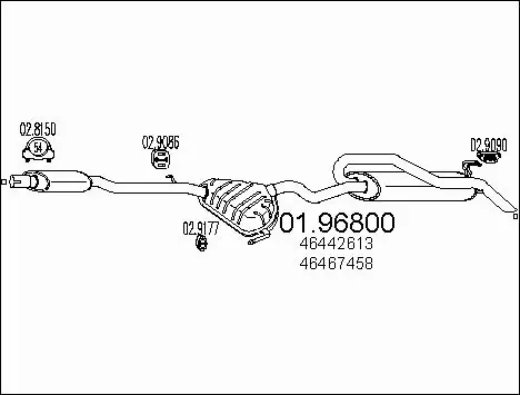 Rear Muffler (01.96800)