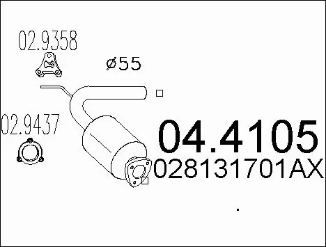 Catalytic Converter (04.4105)
