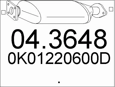 Catalytic Converter (04.3648)