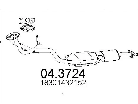 Catalytic Converter (04.3724)