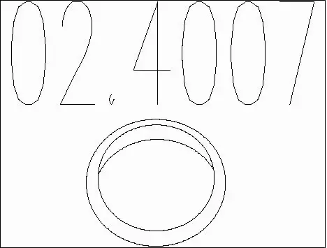 Seal Ring, exhaust pipe (02.4007)