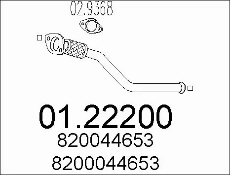 Exhaust Pipe (01.22200)