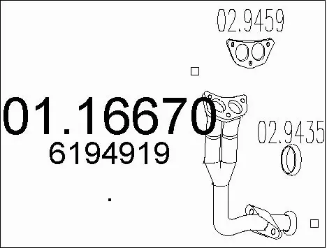 Exhaust Pipe (01.16670)