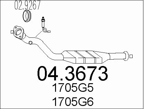 Catalytic Converter (04.3673)