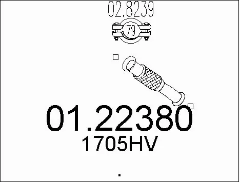 Exhaust Pipe (01.22380)