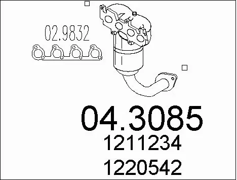 Catalytic Converter (04.3085)