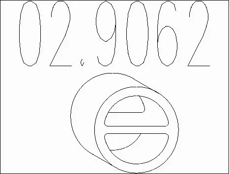 Rubber Buffer, muffler (02.9062)