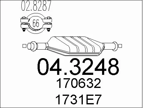 Catalytic Converter (04.3248)