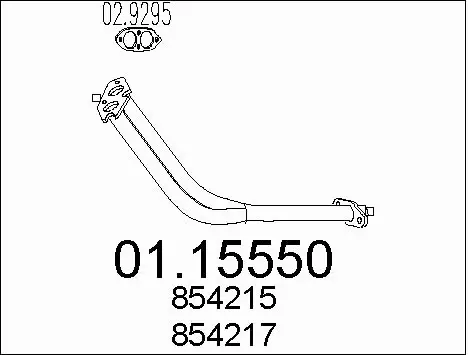 Exhaust Pipe (01.15550)