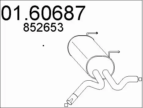 Rear Muffler (01.60687)