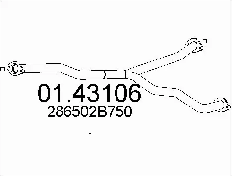 Exhaust Pipe (01.43106)