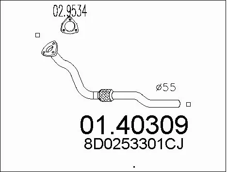 Exhaust Pipe (01.40309)