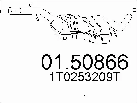 Centre Muffler (01.50866)