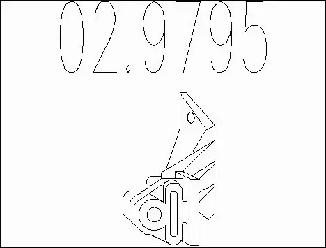 Rubber Buffer, muffler (02.9795)