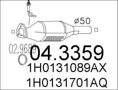Catalytic Converter (04.3359)