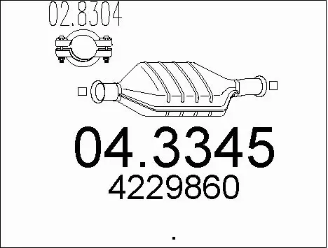 Catalytic Converter (04.3345)