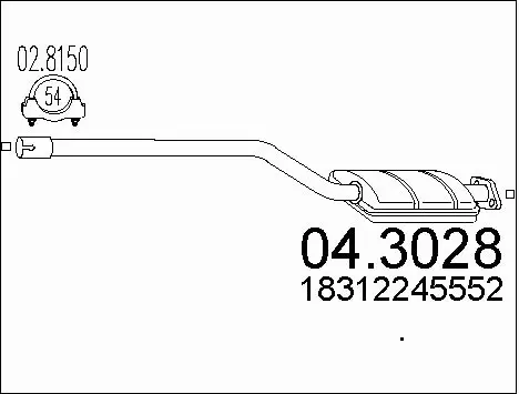 Catalytic Converter (04.3028)