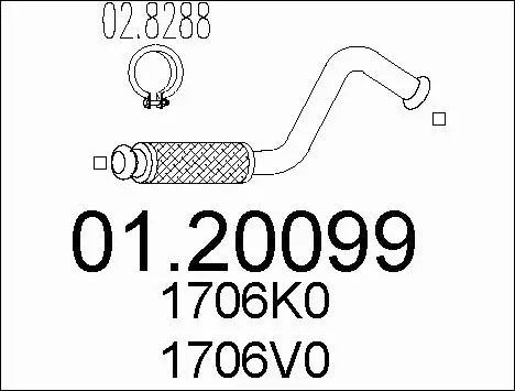 Exhaust Pipe (01.20099)