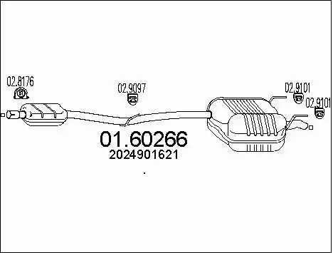 Rear Muffler (01.60266)