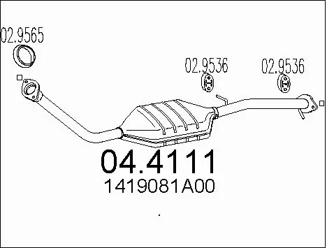 Catalytic Converter (04.4111)