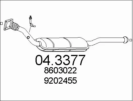 Catalytic Converter (04.3377)