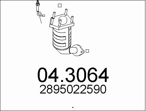 Catalytic Converter (04.3064)