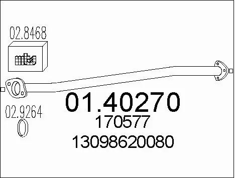 Exhaust Pipe (01.40270)