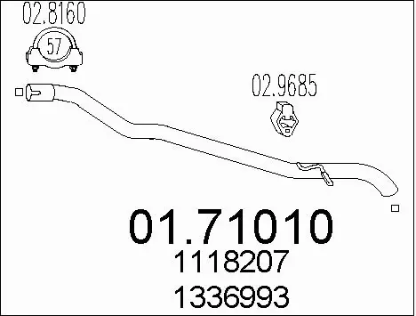 Exhaust Pipe (01.71010)