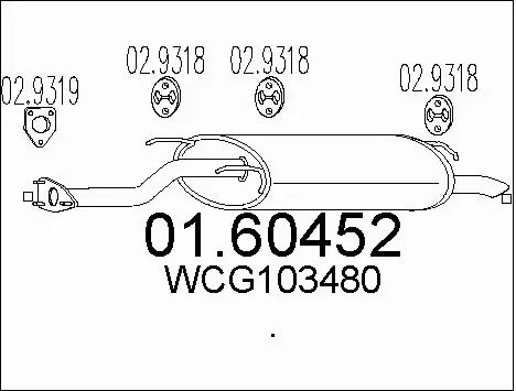 Rear Muffler (01.60452)