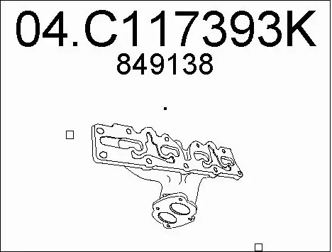 Exhaust Pipe (04.C117393K)