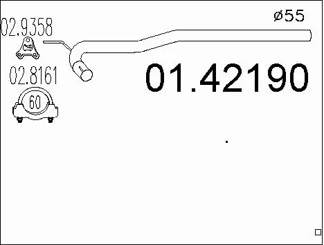 Exhaust Pipe (01.42190)