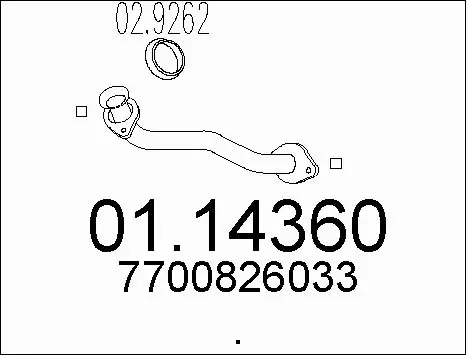 Exhaust Pipe (01.14360)