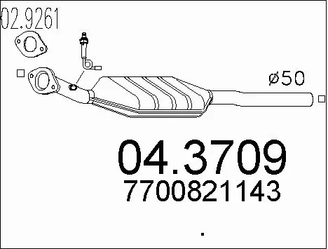 Catalytic Converter (04.3709)