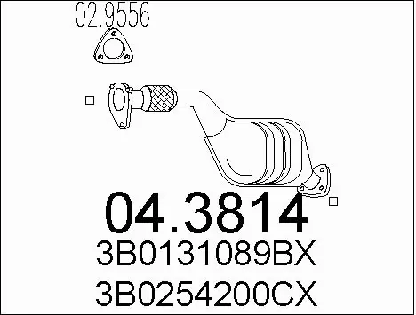 Catalytic Converter (04.3814)