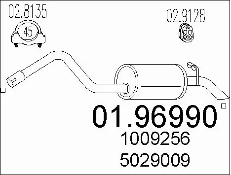 Rear Muffler (01.96990)