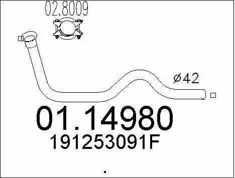 Exhaust Pipe (01.14980)