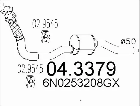 Catalytic Converter (04.3379)