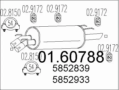 Rear Muffler (01.60788)