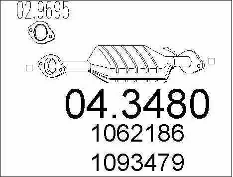 Catalytic Converter (04.3480)