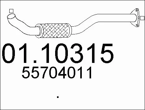 Exhaust Pipe (01.10315)