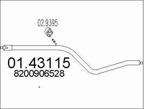 Exhaust Pipe (01.43115)