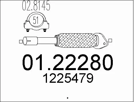 Exhaust Pipe (01.22280)