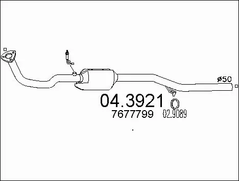Catalytic Converter (04.3921)