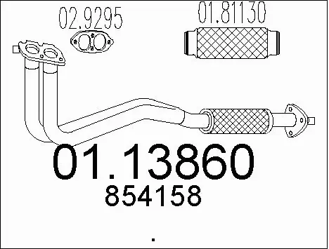 Exhaust Pipe (01.13860)