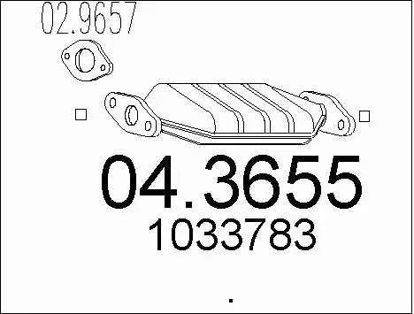 Catalytic Converter (04.3655)