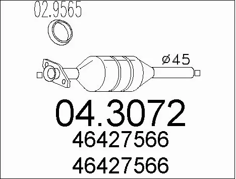 Catalytic Converter (04.3072)