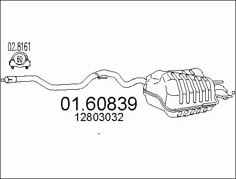 Rear Muffler (01.60839)