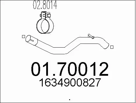 Exhaust Pipe (01.70012)